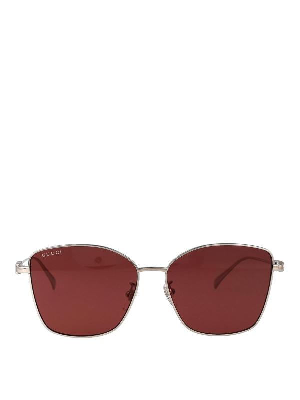Gucci Lunettes De Soleil - Argent