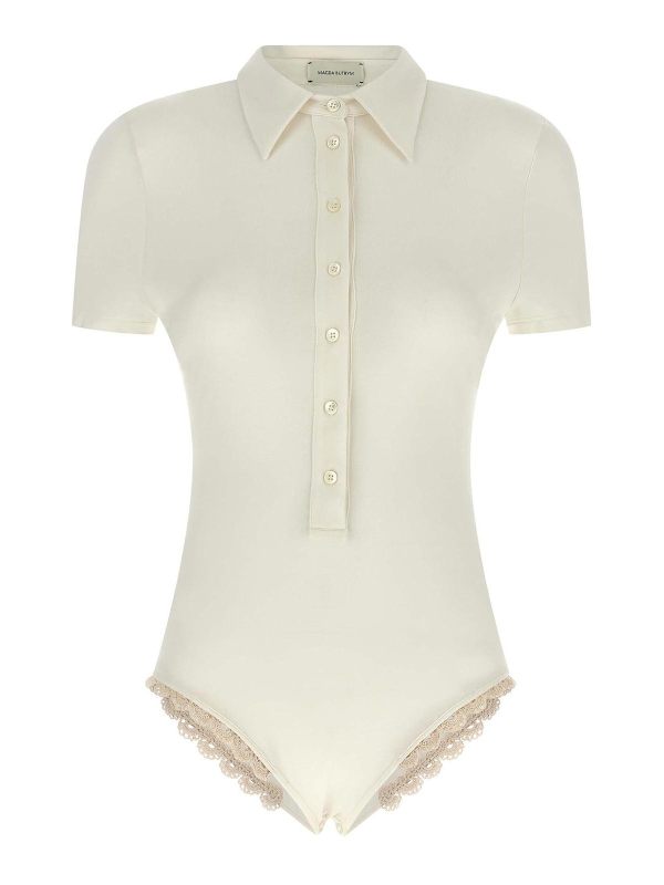 Magda Butrym Polo - Blanc