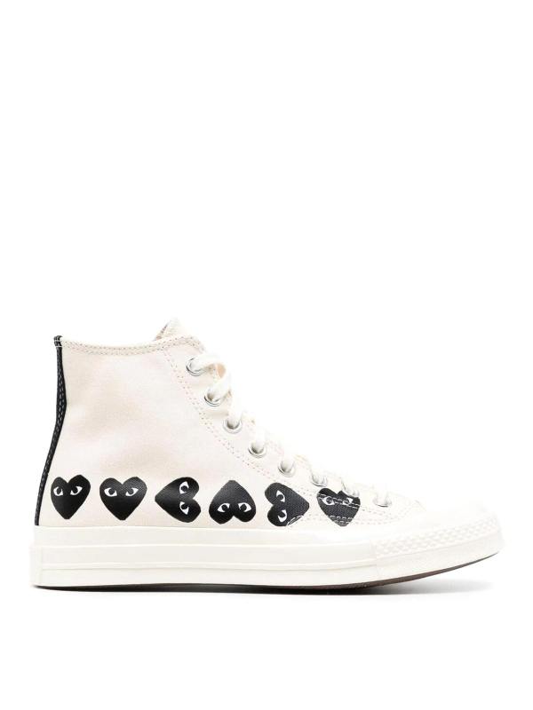 Comme Des Garcons Baskets - Blanc
