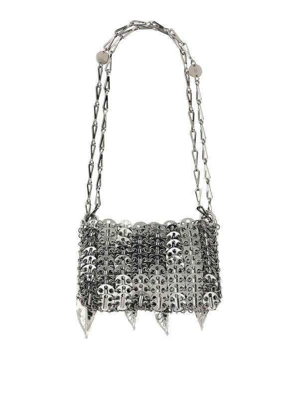 Rabanne Sac Bandoulière - Argent