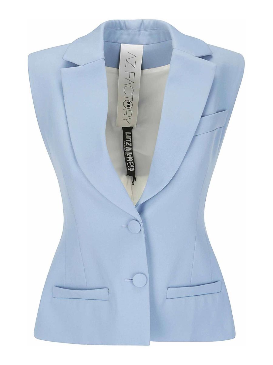 AZ Factory Veste Casual - Bleu