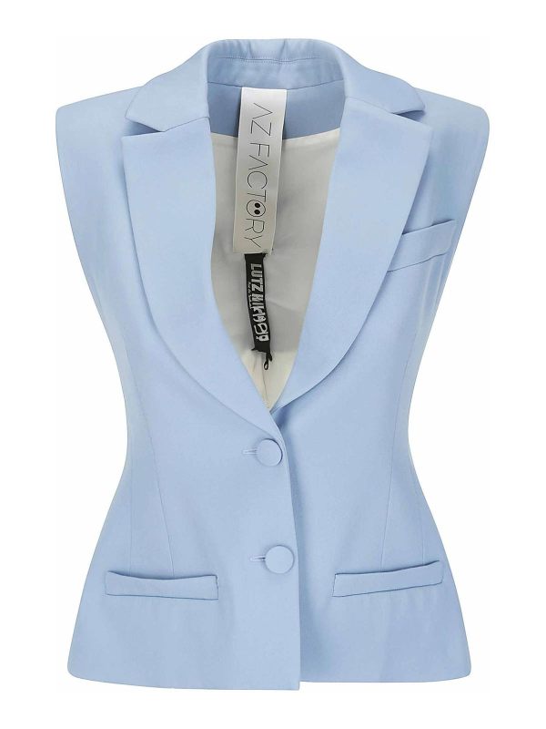 AZ Factory Veste Casual - Bleu