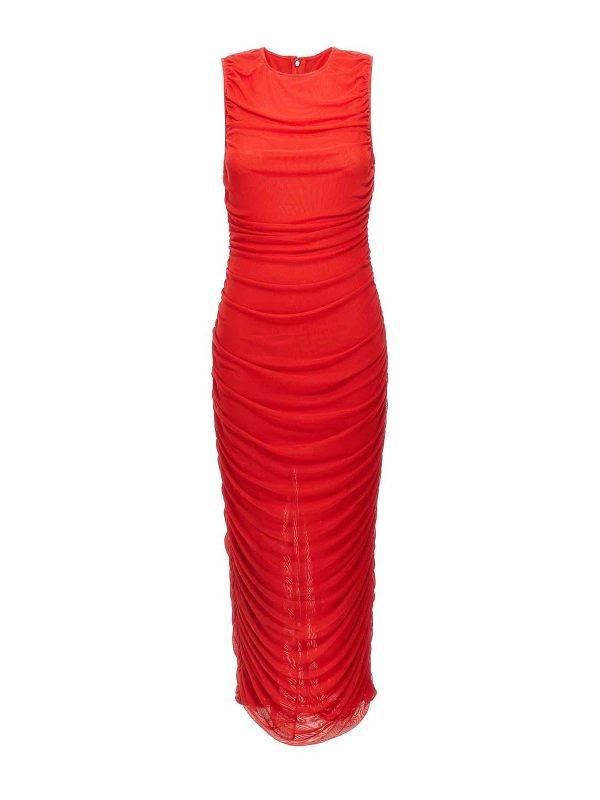 Rotate Birger Christensen Maxi Robe - Rouge