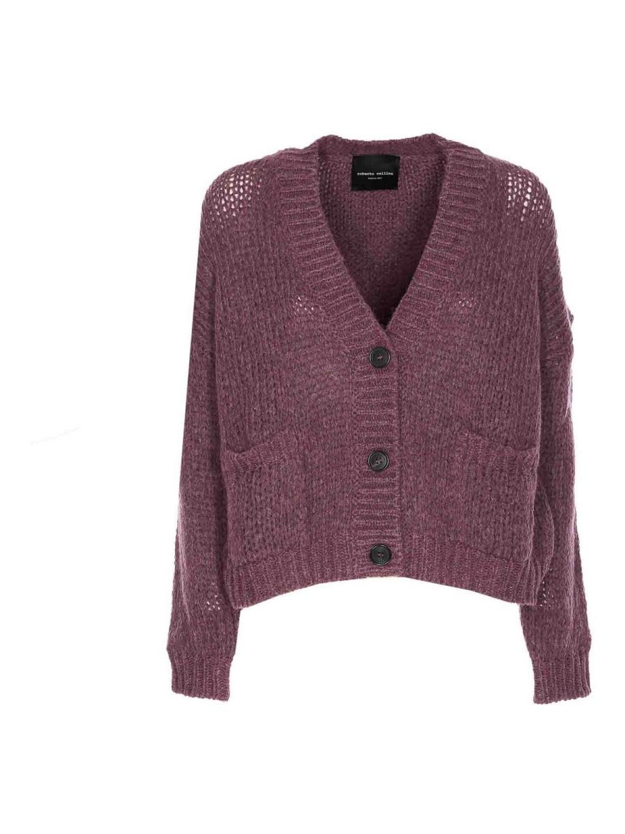 Roberto Collina Cardigan - Violet