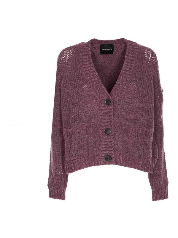 Roberto Collina Cardigan - Violet