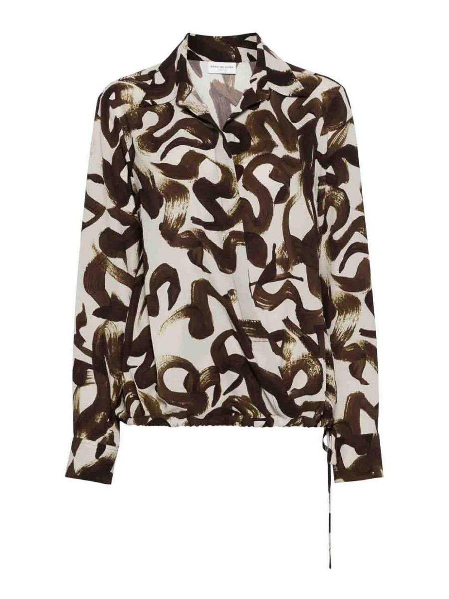 Dries Van Noten Chemise - Marron