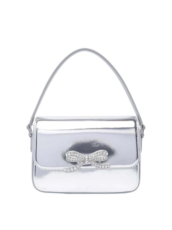 Self Portrait Sac Porté Épaule - Argent