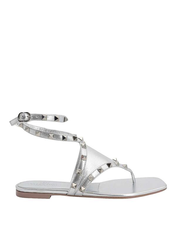 Valentino Garavani Sandales - Argent
