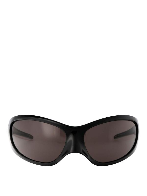 Balenciaga Lunettes De Soleil - Noir