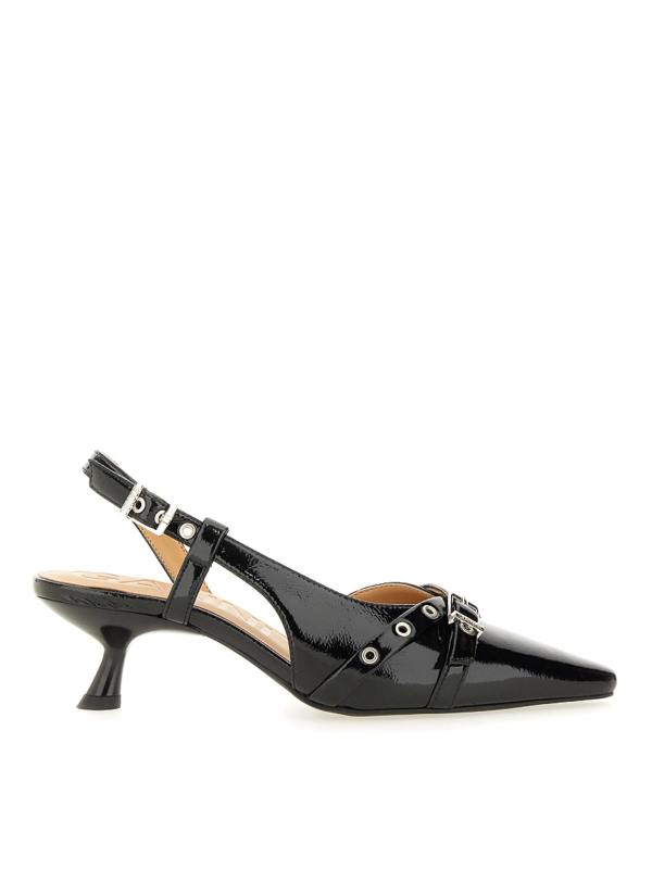 Ganni Chaussures À Talon - Noir