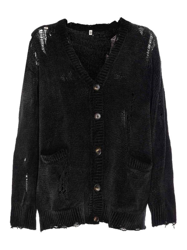 R13 Jean Boyfriend - Noir