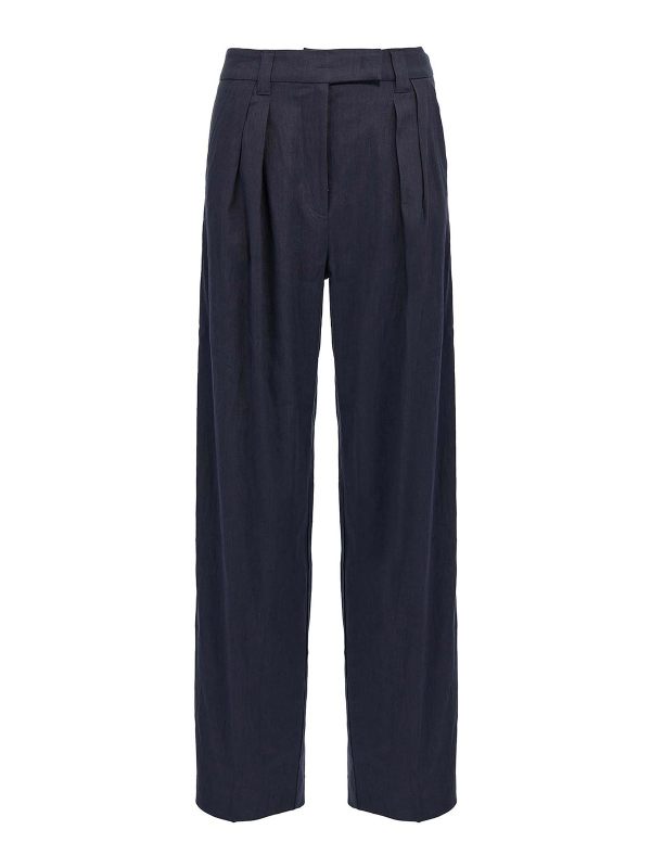 Marella Pantalons Décontractés - Bleu