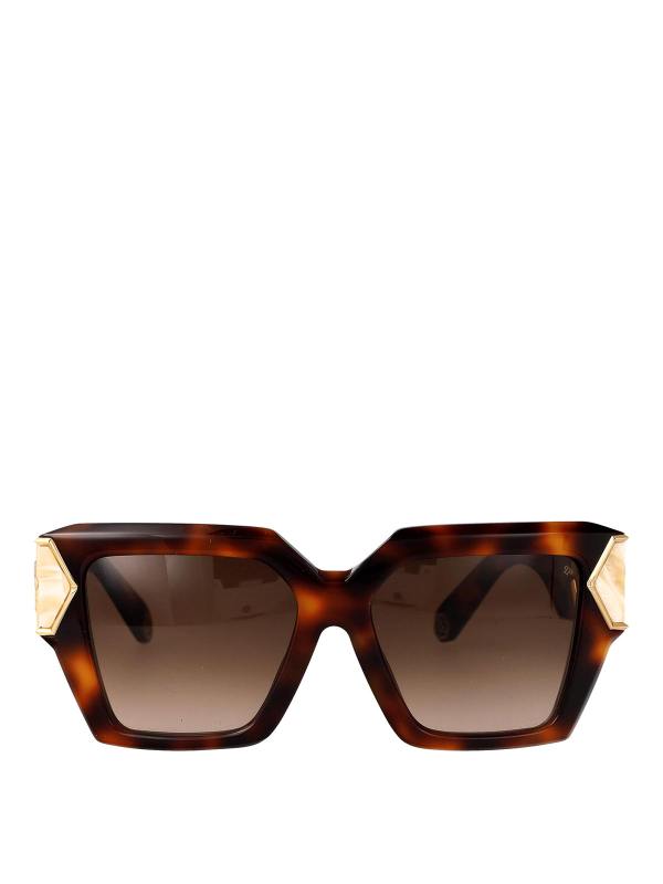 Philipp Plein Lunettes De Soleil - Marron