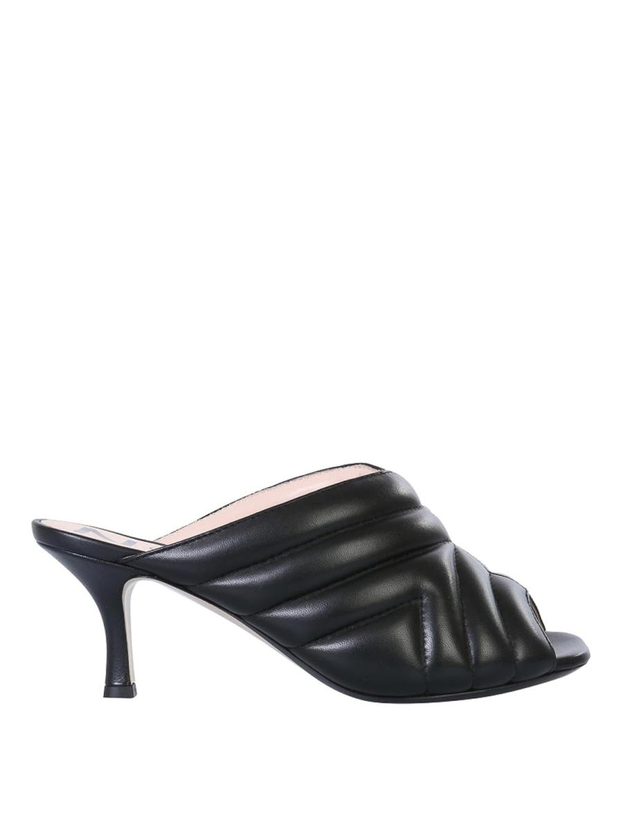 N°21 Mules - Chevron Pattern