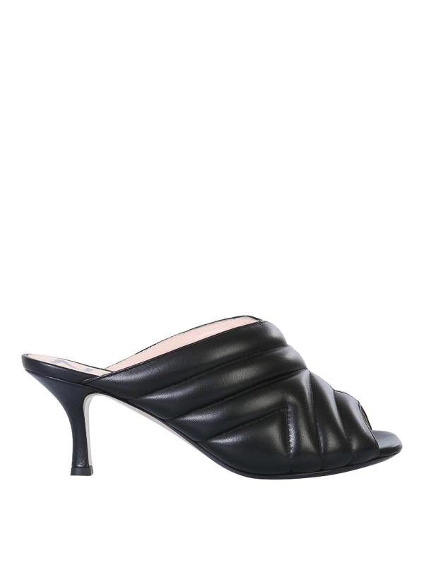 N°21 Mules - Chevron Pattern