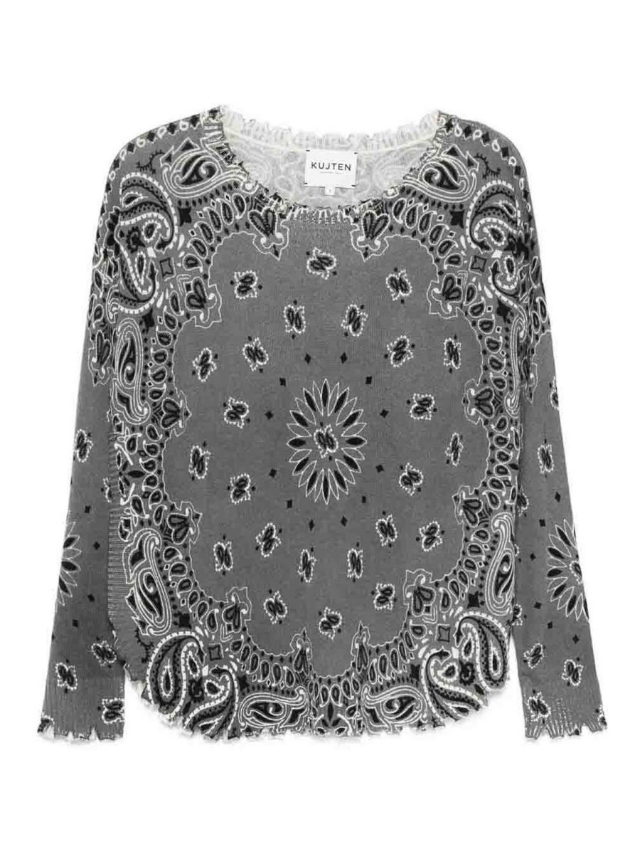 Kujten Pull Col Rond - Noir