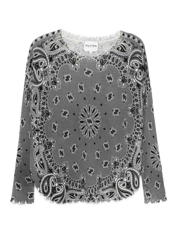 Kujten Pull Col Rond - Noir