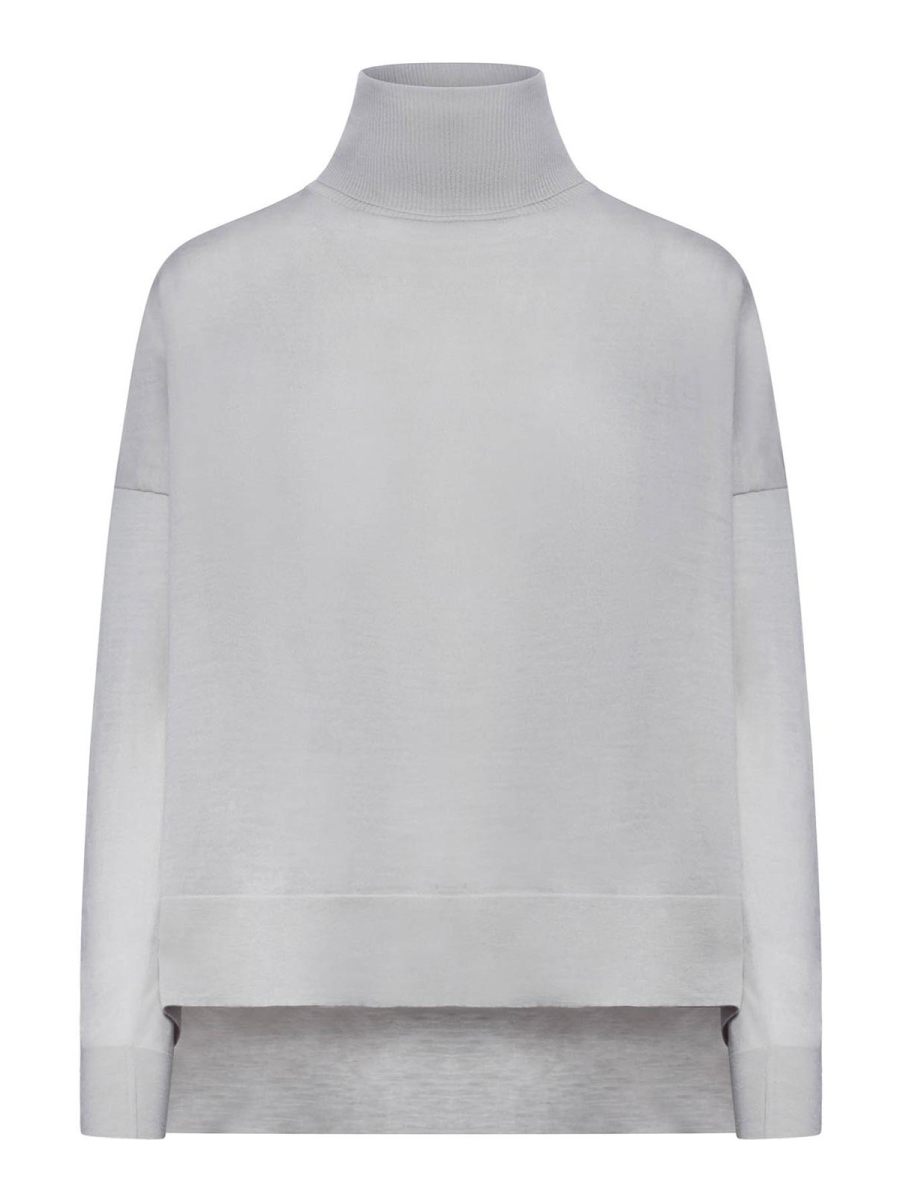 Roberto Collina Pull Col Rond - Gris