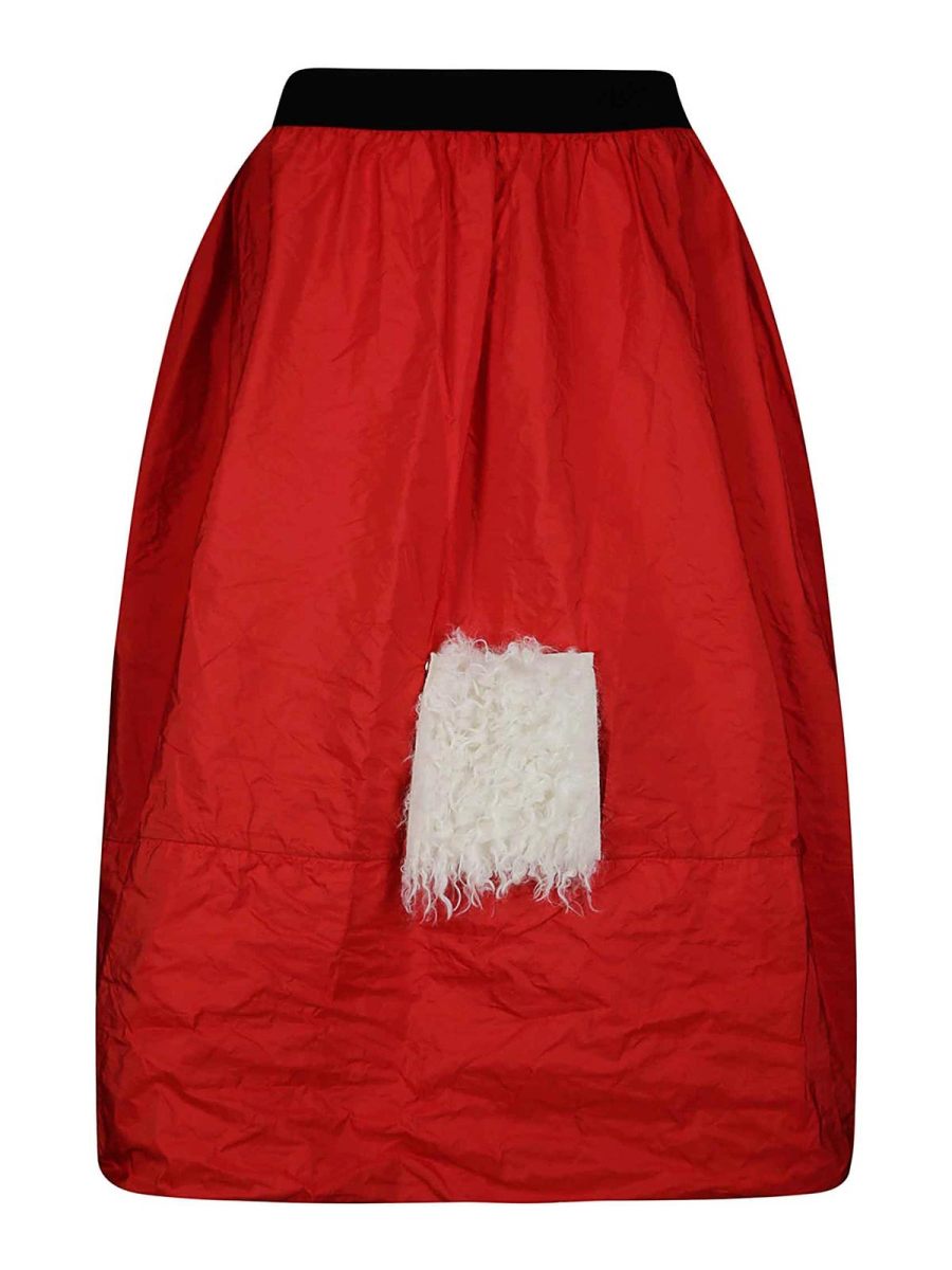 Maria Calderara Jupe Midi - Rouge