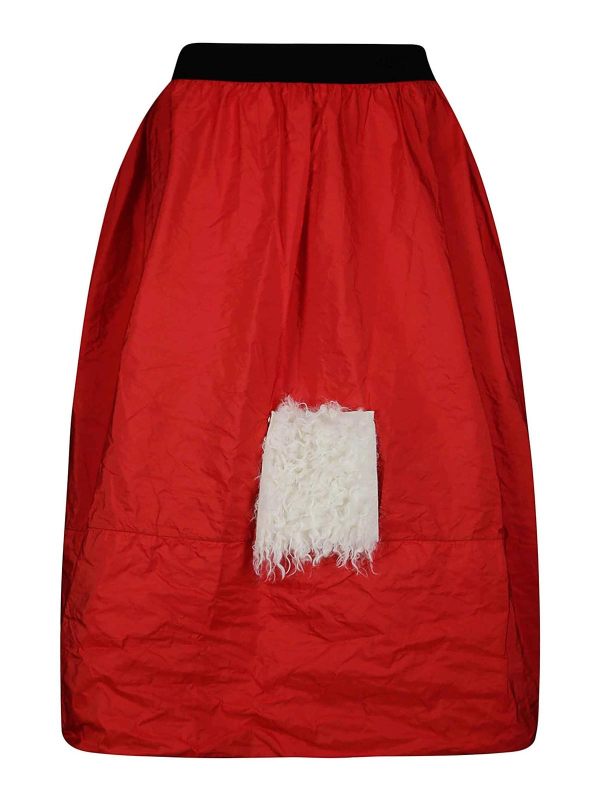 Maria Calderara Jupe Midi - Rouge