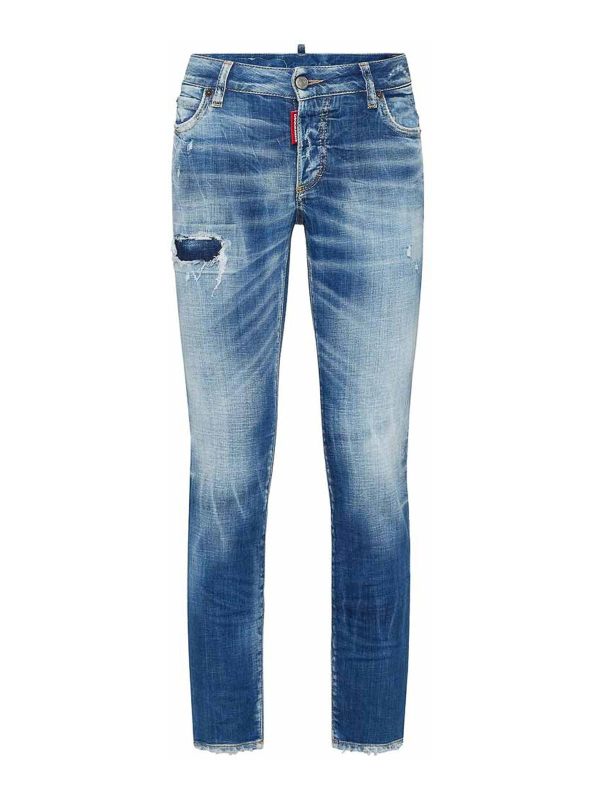 Dsquared2 Jean Bootcut - Bleu