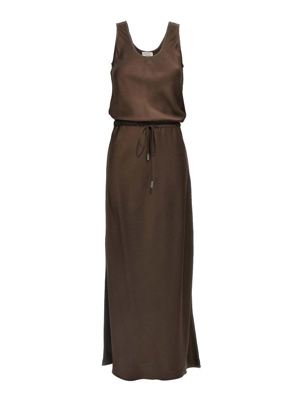 Brunello Cucinelli Maxi Robe - Marron