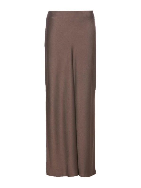 Brunello Cucinelli Jupe Midi - Marron