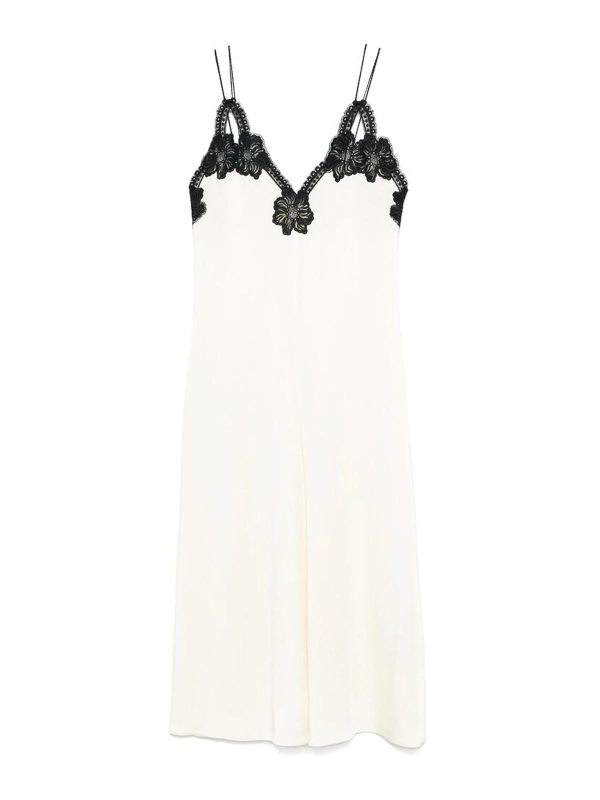 Jil Sander Robe Au Genou - Beige