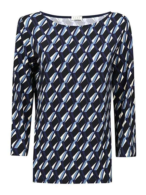 Siyu Top - Bleu
