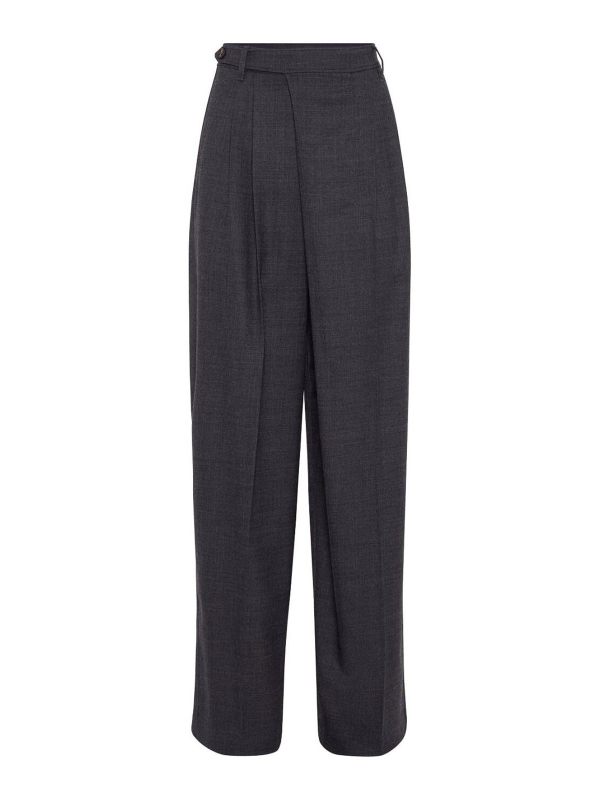 Brunello Cucinelli Pantalons Décontractés - Gris