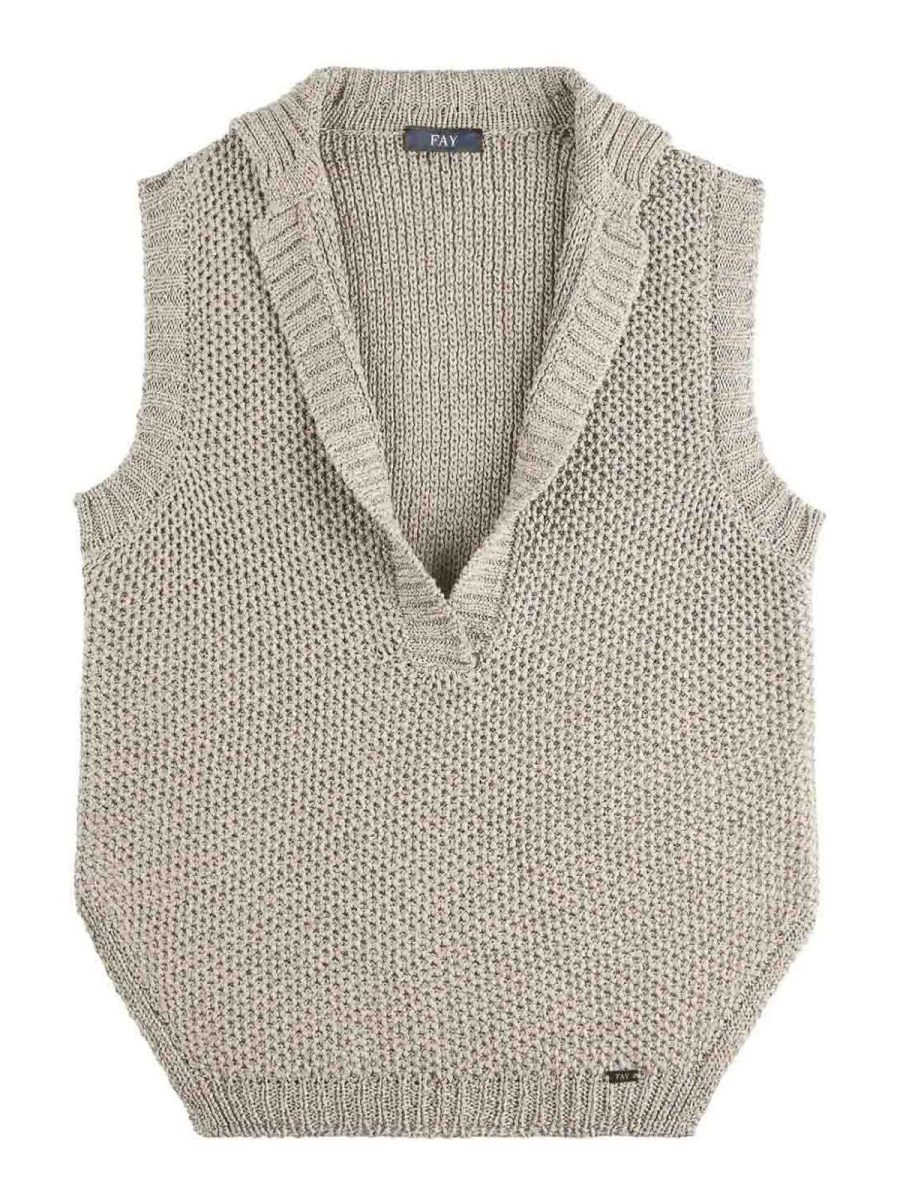 Fay Gilet - Beige