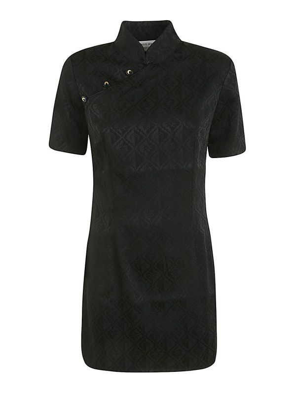 Marine Serre Robe Courte - Noir