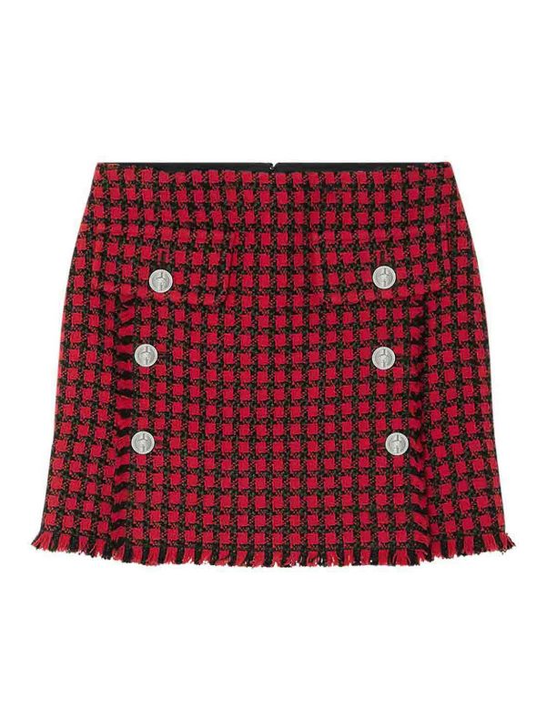 Versace Mini Jupe - Rouge
