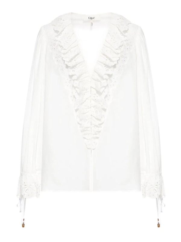 Chloe' Blouse - Blanc
