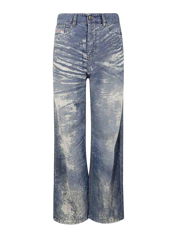 Diesel Pantalons Décontractés - Bleu