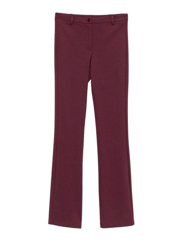 Patrizia Pepe Pantalons Décontractés - Violet