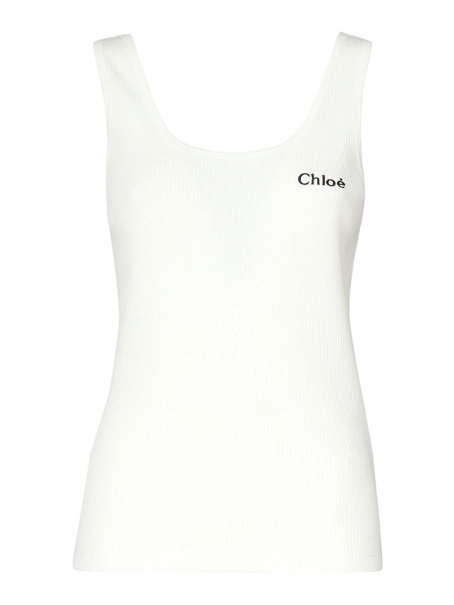 Chloe' Top - Blanc