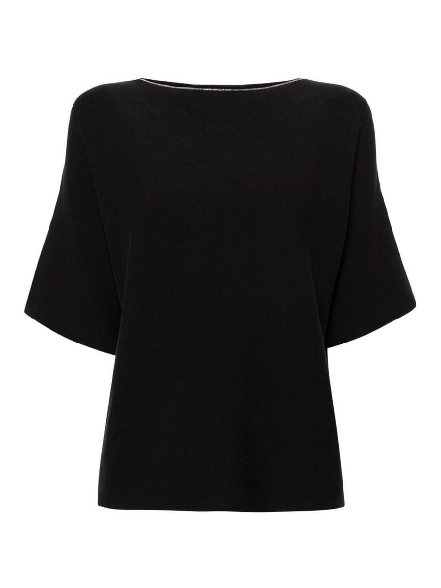 Fabiana Filippi Pull Col Rond - Noir