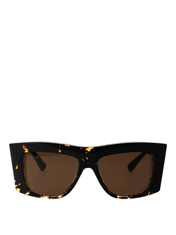 Bottega Veneta Lunettes De Soleil - Marron