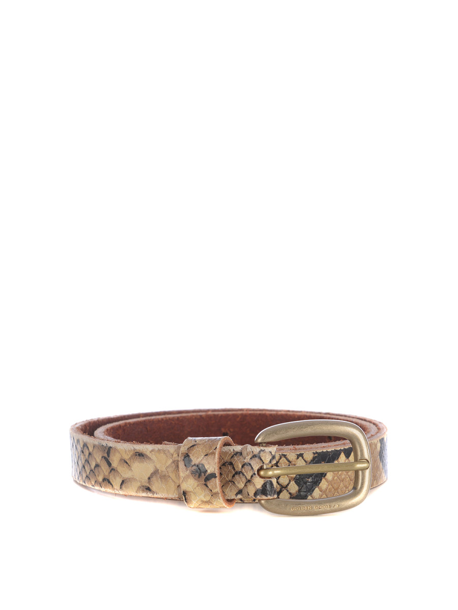 Golden Goose Ceinture - Estampado Animalier