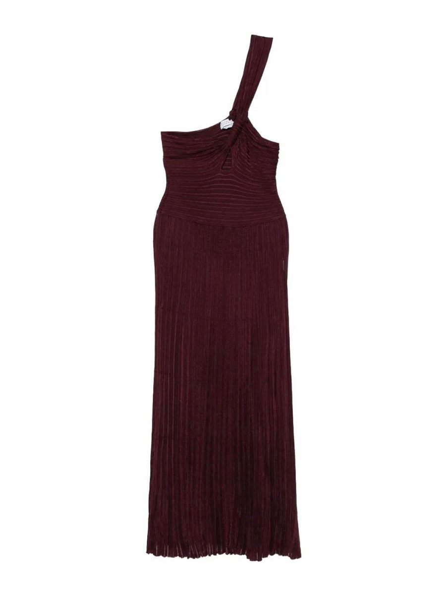 Gabriela Hearst Robe Au Genou - Rouge Brun