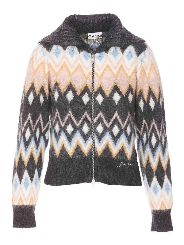 Ganni Cardigan - Noir