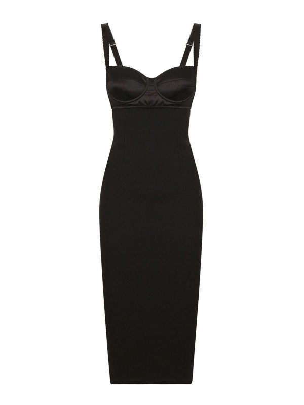 Dolce & Gabbana Robe Au Genou - Noir