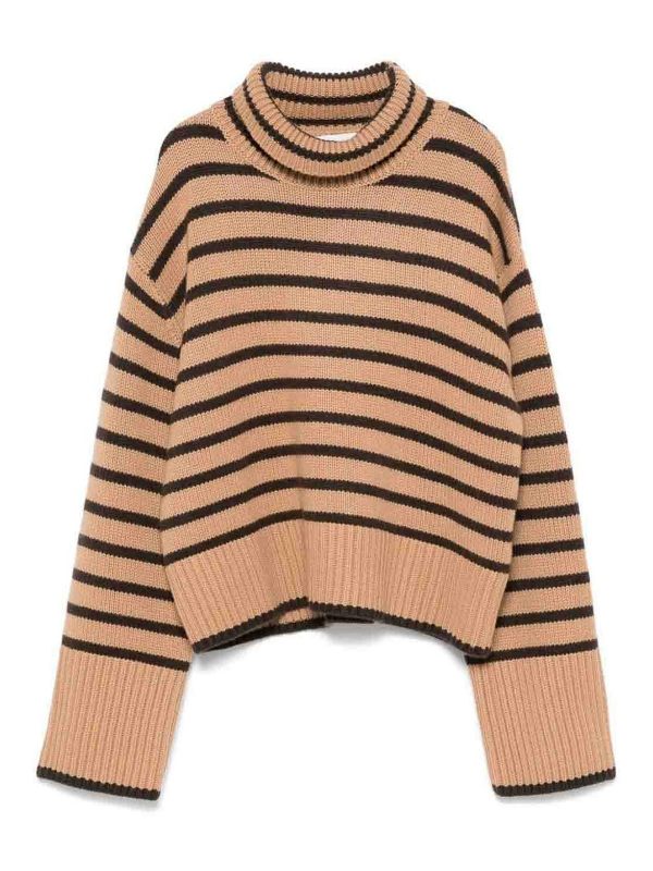 Lisa Yang Pull Col Rond - Beige