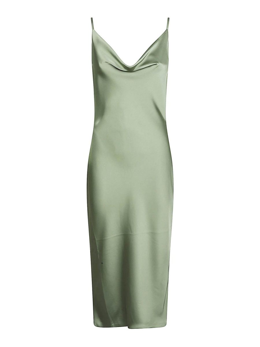 Norma Kamali Robe Au Genou - Vert