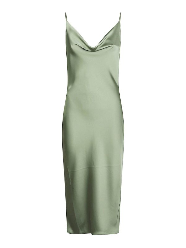 Norma Kamali Robe Au Genou - Vert