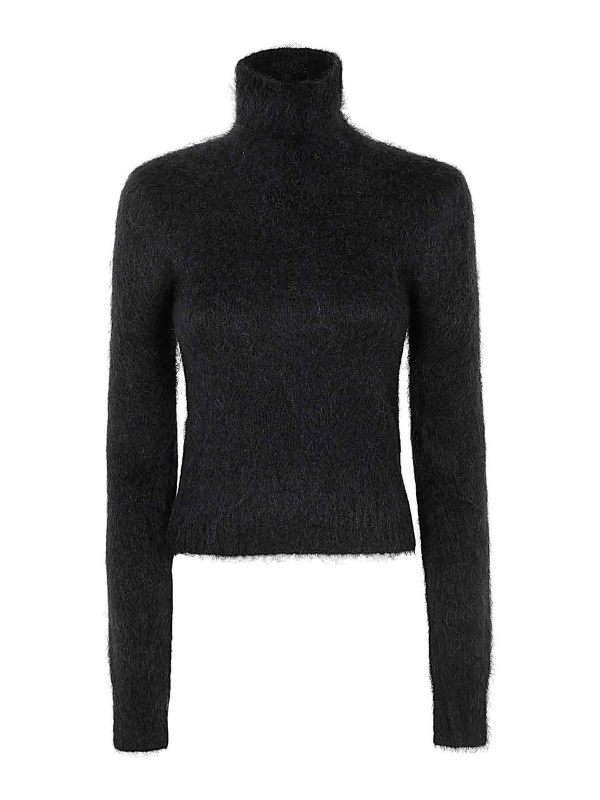 Ami Paris Pull Col Rond - Noir