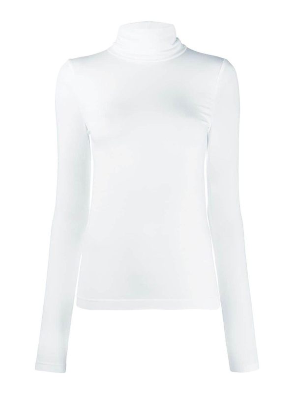 Wolford Pull Col Rond - Blanc