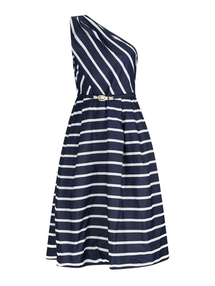 Polo Ralph Lauren Robe Au Genou - Bleu