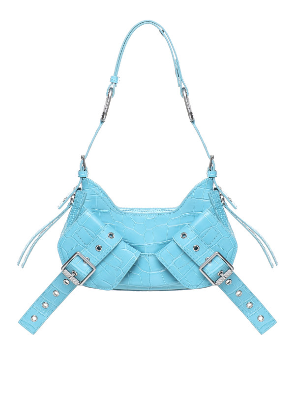 Biasia Sac Porté Épaule - Bleu Clair